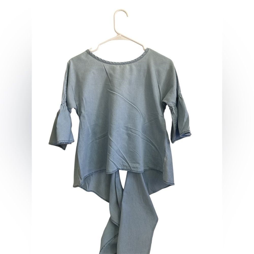 Express Light Blue Women's Blouse
